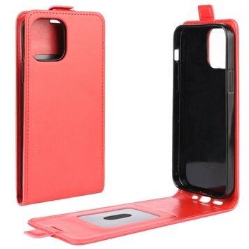 Flip Case Kunstlederhülle Kompatibel mit iPhone 12 und iPhone 12 Pro - Rot Flip Case Kunstlederhülle Kompatibel mit iPhone 12 und iPhone 12 Pro - Rot