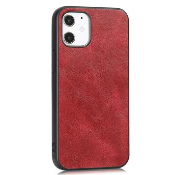 Kunstlederhülle in Lederoptik Kompatibel mit iPhone 12 mini - rot Kunstlederhülle in Lederoptik Kompatibel mit iPhone 12 mini - rot