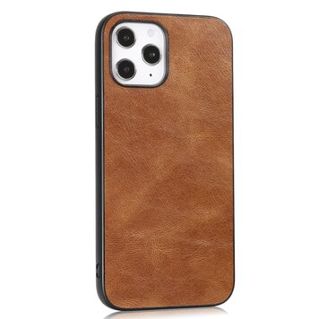 Kunstlederhülle in Lederoptik Kompatibel mit iPhone 12 Pro Max - braun Kunstlederhülle in Lederoptik Kompatibel mit iPhone 12 Pro Max - braun