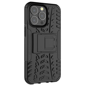 Stossfestes TPU mit stabiler Hülle Kompatibel mit iPhone 13 Pro - Schwarz Stossfestes TPU mit stabiler Hülle Kompatibel mit iPhone 13 Pro - Schwarz