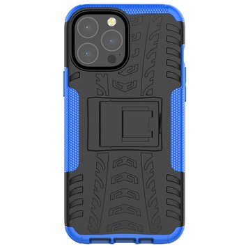 Stossfestes TPU mit stabiler Hülle Kompatibel mit iPhone 13 Pro Max - Blau und Schwarz Stossfestes TPU mit stabiler Hülle Kompatibel mit iPhone 13 Pro Max - Blau und Schwarz