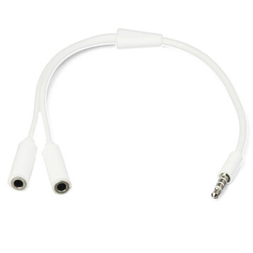 Audio-Splitter 3,5 mm, Kompatibel mit iPhone MP3 Computermusik