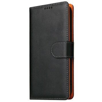 Bookcase Wallet Kunstlederhülle Kompatibel mit iPhone 14 Pro - Schwarz Bookcase Wallet Kunstlederhülle Kompatibel mit iPhone 14 Pro - Schwarz