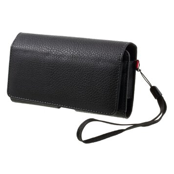 Universelle Tasche für 2 Handys, Geld und Karten mit Gürtelclip-Halterung - Schwarz Universelle Tasche für 2 Handys, Geld und Karten mit Gürtelclip-Halterung - Schwarz
