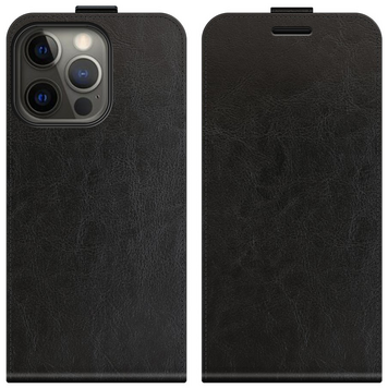 Just in Case Vertical Flip Case Kompatibel mit iPhone 13 Pro - Schwarz Just in Case Vertical Flip Case Kompatibel mit iPhone 13 Pro - Schwarz