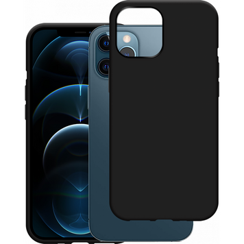 Just in Case Weiche TPU-Hülle Kompatibel mit iPhone 12 Pro Max - schwarz Just in Case Weiche TPU-Hülle Kompatibel mit iPhone 12 Pro Max - schwarz