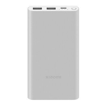 Xiaomi PB100DZM 22,5 W PowerBank 10000 mAh 3 Anschlüsse USB-A und USB-C Schnellladegerät - Silber Xiaomi PB100DZM 22,5 W PowerBank 10000 mAh 3 Anschlüsse USB-A und USB-C Schnellladegerät - Silber