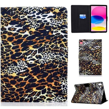 Leopard Bookcase Kunstlederhülle Kompatibel mit iPad 10. Generation 10,9 Zoll 2022 - braun Leopard Bookcase Kunstlederhülle Kompatibel mit iPad 10. Generation 10,9 Zoll 2022 - braun