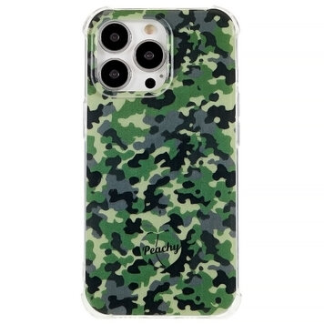 Army Camouflage Survivor TPU-Hülle Kompatibel mit iPhone 13 Pro Max - Armeegrün