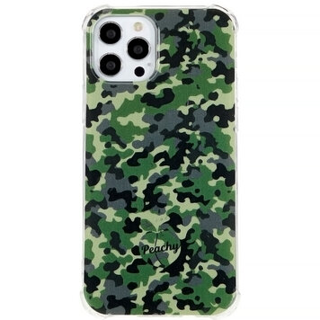 Army Camouflage Survivor TPU-Hülle Kompatibel mit iPhone 12 Pro Max - Armeegrün Army Camouflage Survivor TPU-Hülle Kompatibel mit iPhone 12 Pro Max - Armeegrün