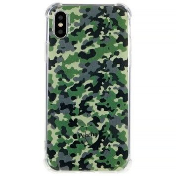 Army Camouflage Survivor TPU-Hülle Kompatibel mit iPhone X und XS - Armeegrün Army Camouflage Survivor TPU-Hülle Kompatibel mit iPhone X und XS - Armeegrün