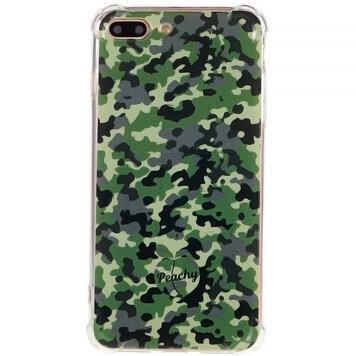 Army Camouflage Survivor TPU-Hülle Kompatibel mit iPhone 7 Plus und 8 Plus - Armeegrün Army Camouflage Survivor TPU-Hülle Kompatibel mit iPhone 7 Plus und 8 Plus - Armeegrün