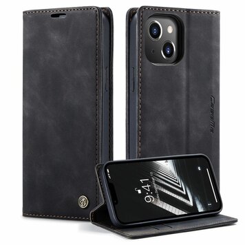Caseme Retro Wallet Case Kompatibel mit iPhone 15 Plus - schwarz Caseme Retro Wallet Case Kompatibel mit iPhone 15 Plus - schwarz