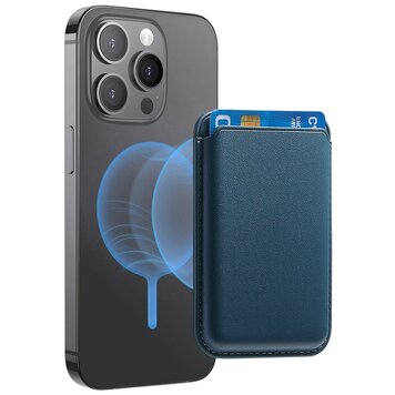 Magnetischer Kartenhalter Card Holder Wallet Kompatibel mit iPhone mit MagSafe - Blau Magnetischer Kartenhalter Card Holder Wallet Kompatibel mit iPhone mit MagSafe - Blau