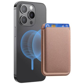 Magnetischer Kartenhalter Geldbörse Kompatibel mit iPhone mit MagSafe - Roségold Magnetischer Kartenhalter Geldbörse Kompatibel mit iPhone mit MagSafe - Roségold