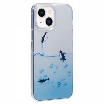 Penguin Ocean TPU-Hülle Kompatibel mit iPhone 15 Plus - transparent Penguin Ocean TPU-Hülle Kompatibel mit iPhone 15 Plus - transparent
