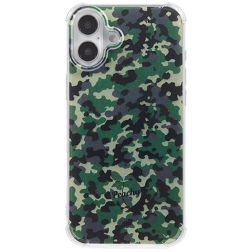 Camo Survivor TPU-Hülle mit verstärkten Ecken, Kompatibel mit iPhone 16 Plus - Armeegrün Camo Survivor TPU-Hülle mit verstärkten Ecken, Kompatibel mit iPhone 16 Plus - Armeegrün