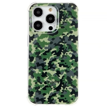 Camo Survivor TPU mit verstärkten Ecken, Kompatibel mit iPhone 16 Pro Max - Armeegrün Camo Survivor TPU mit verstärkten Ecken, Kompatibel mit iPhone 16 Pro Max - Armeegrün