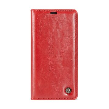 Caseme Kunstleder-Brieftasche mit Kartenhalter, Kompatibel mit iPhone X XS Hülle - Rot Caseme Kunstleder-Brieftasche mit Kartenhalter, Kompatibel mit iPhone X XS Hülle - Rot