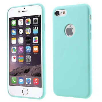 Hellblaue Silikonhülle Kompatibel mit iPhone 7 8, hellblaue Hülle, schlichte blaue Hülle Hellblaue Silikonhülle Kompatibel mit iPhone 7 8, hellblaue Hülle, schlichte blaue Hülle