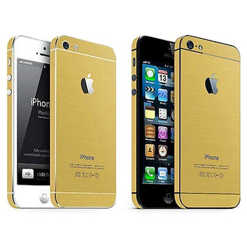 Autoaufkleber Gold Kompatibel mit iPhone 5 5s SE 2016 Dekor Gold Skin Autoaufkleber Gold Kompatibel mit iPhone 5 5s SE 2016 Dekor Gold Skin