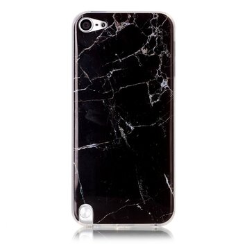 Schwarzer Marmor Kompatibel mit iPod Touch 5 6 7 TPU Hülle Marmor Hülle Schwarzer Marmor Kompatibel mit iPod Touch 5 6 7 TPU Hülle Marmor Hülle