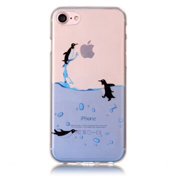 Transparent Kompatibel mit iPhone 7 8 SE 2020 SE 2022 TPU Pinguin Hülle Durchsichtige Hülle Transparent Kompatibel mit iPhone 7 8 SE 2020 SE 2022 TPU Pinguin Hülle Durchsichtige Hülle