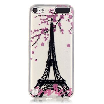 Paris rosa Blüte transparent Kompatibel mit iPod Touch 5 6 7 TPU Silikonhülle Paris rosa Blüte transparent Kompatibel mit iPod Touch 5 6 7 TPU Silikonhülle