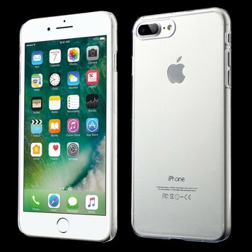 Transparente Hartschale Kompatibel mit iPhone 7 Plus 8 Plus. Stabile transparente Hülle Transparente Hartschale Kompatibel mit iPhone 7 Plus 8 Plus. Stabile transparente Hülle
