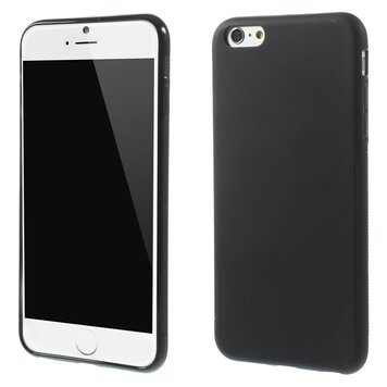 Schwarze TPU-Hülle, Kompatibel mit iPhone 6 6s, solide Silikonhülle, schwarz, extra griffig Schwarze TPU-Hülle, Kompatibel mit iPhone 6 6s, solide Silikonhülle, schwarz, extra griffig