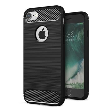Schwarze Faser-Carbon-Rüstung, Kompatibel mit iPhone 7 8 TPU-Hülle Schwarze Faser-Carbon-Rüstung, Kompatibel mit iPhone 7 8 TPU-Hülle