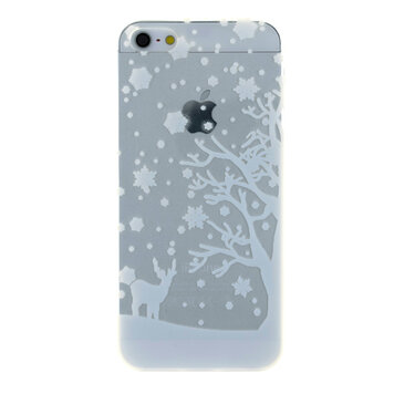 Weisses Winter Weihnachten Silikon Kompatibel mit iPhone 5 5s SE 2016 Hülle Case Cover Weisses Winter Weihnachten Silikon Kompatibel mit iPhone 5 5s SE 2016 Hülle Case Cover