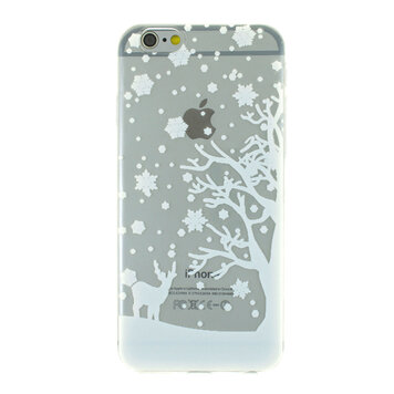 Weisses Winter Weihnachten Silikon Kompatibel mit iPhone 6 6s Hülle Case Cover Weisses Winter Weihnachten Silikon Kompatibel mit iPhone 6 6s Hülle Case Cover