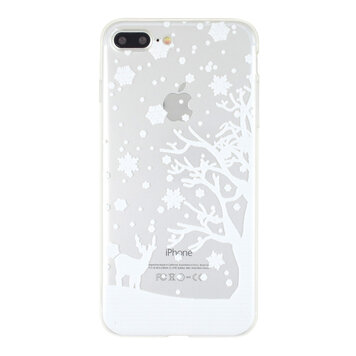 Weisse Weihnachten Schnee Silikon Kompatibel mit iPhone 7 Plus 8 Plus Hülle Case Cover Weisse Weihnachten Schnee Silikon Kompatibel mit iPhone 7 Plus 8 Plus Hülle Case Cover