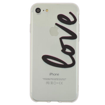Love Case Kompatibel mit iPhone 7 8 SE 2020 SE 2022 Cover elegante transparente TPU Hülle Love Case Kompatibel mit iPhone 7 8 SE 2020 SE 2022 Cover elegante transparente TPU Hülle