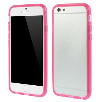 Rosa transparente Bumper-Hülle Kompatibel mit iPhone 6 6s Schutzhülle Rosa transparente Bumper-Hülle Kompatibel mit iPhone 6 6s Schutzhülle