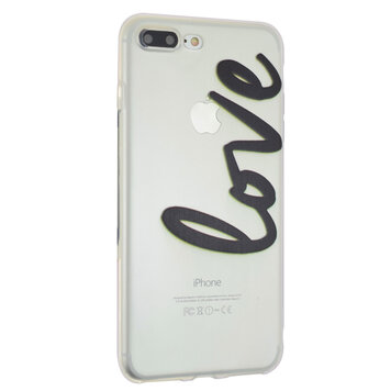 Love Case Transparent Hülle Kompatibel mit iPhone 7 Plus 8 Plus Transparent Cover TPU Love Case Transparent Hülle Kompatibel mit iPhone 7 Plus 8 Plus Transparent Cover TPU