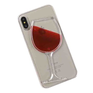 Transparente Hartschalen-Weinhülle Kompatibel mit iPhone X XS Cover Transparente Hartschalen-Weinhülle Kompatibel mit iPhone X XS Cover