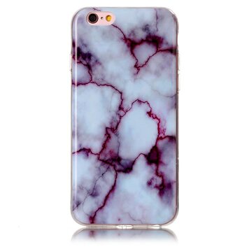 Hülle Marmor Lila Weiss Grau Hülle Kompatibel mit iPhone 6 6s Hülle Marmor Lila Weiss Grau Hülle Kompatibel mit iPhone 6 6s