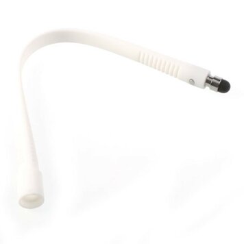 Universelles Stylus-Stift-Armband, weiss Universelles Stylus-Stift-Armband, weiss