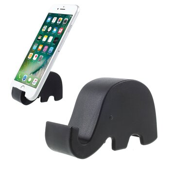Handyhalter Elefant schwarz Kompatibel mit iPhone Standard Trunk Universal Handyhalter Elefant schwarz Kompatibel mit iPhone Standard Trunk Universal