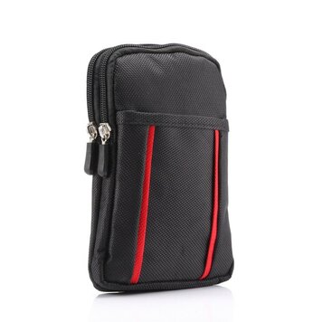 Universell stossfeste Handytasche - Schwarz Rot Universell stossfeste Handytasche - Schwarz Rot