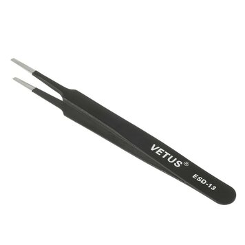 Vetus Antistatische Pinzette - Edelstahl-Reparatur, 120 mm, DIY Vetus Antistatische Pinzette - Edelstahl-Reparatur, 120 mm, DIY