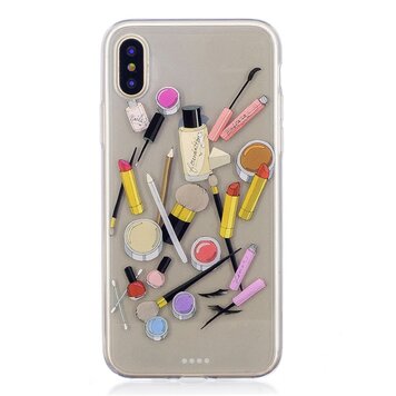 Make-up-TPU-Hülle Kompatibel mit iPhone X XS - Transparent Make-up-TPU-Hülle Kompatibel mit iPhone X XS - Transparent