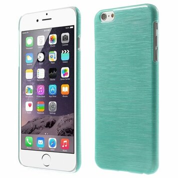 Gebürstete Hartschale Kompatibel mit iPhone 6 6s - Blau Gebürstete Hartschale Kompatibel mit iPhone 6 6s - Blau