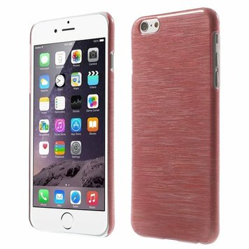 Gebürstete Hartschale Kompatibel mit iPhone 6 6s - Rot Gebürstete Hartschale Kompatibel mit iPhone 6 6s - Rot