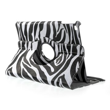 Zebra-Drehcover-Standardhülle Kompatibel mit iPad 2017 2018 - Schwarz Weiss Zebra-Drehcover-Standardhülle Kompatibel mit iPad 2017 2018 - Schwarz Weiss