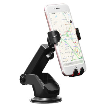 Hoco CA26 Kingcrab Universal-Telefonhalter mit Saugnapf - Schwarz Auto Hoco CA26 Kingcrab Universal-Telefonhalter mit Saugnapf - Schwarz Auto