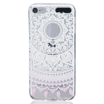Mandala transparente Hülle Muster TPU Hülle Kompatibel mit iPod Touch 5 6 7 - Weiss Hellrosa Mandala transparente Hülle Muster TPU Hülle Kompatibel mit iPod Touch 5 6 7 - Weiss Hellrosa
