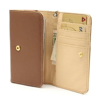 Universal-Brieftasche, Smartphone-Hülle, Brieftasche aus Leder, Bücherregal - Braun Universal-Brieftasche, Smartphone-Hülle, Brieftasche aus Leder, Bücherregal - Braun